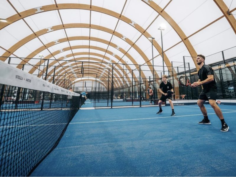 Copertura campo Padel GARRINCHA in Belgio
