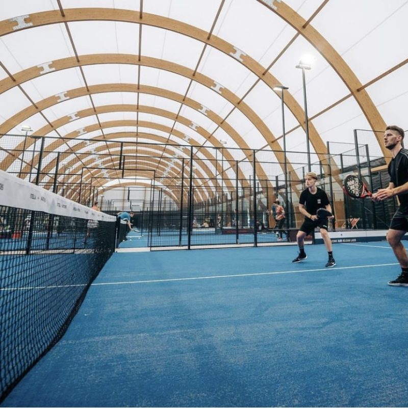 Copertura campo Padel GARRINCHA in Belgio