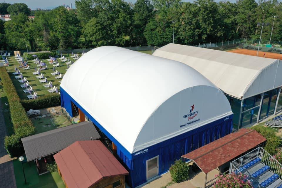 copertura campo padel milano