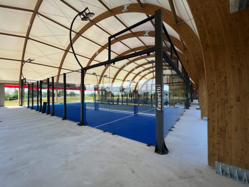 Realizzazione copertura campo padel treviso - SOLERO’ SPORT VILLAGE – Gaiarine