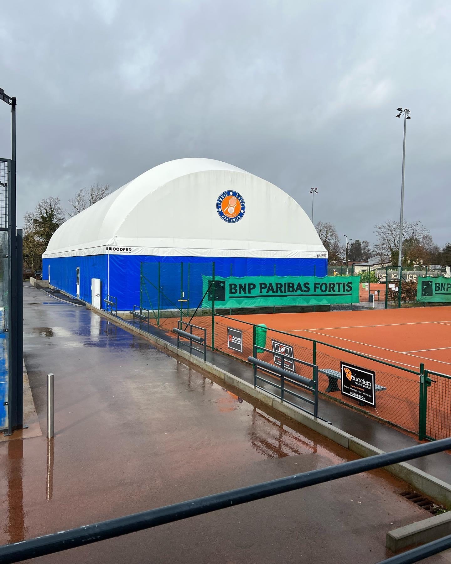 copertura campo padel TC WAREMMIEN – Waremmien (Belgio)