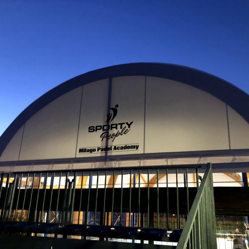 copertura campo padel milano SPORTY