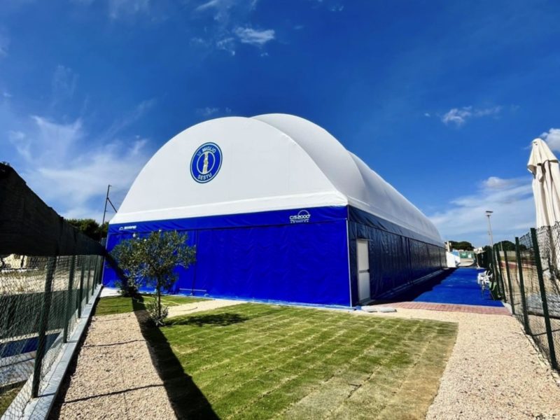 realizzazione copertura campo padel Cagliari VI MIGLIO – Sestu Sardegna